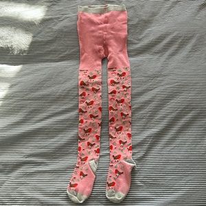 Mini Boden pink knit legging
